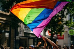 fotografía bandera LGBTQ+