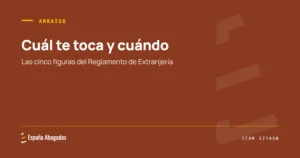 Portada de España Abogados: Cuál te toca y cuándo. Las cinco figuras del Reglamento de Extranjería