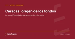 Portada de España Abogados: Caracas: origen de los fondos. Lo que el Consulado pide ahora en la no lucrativa