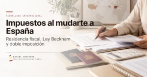 Impuestos al mudarte a España — España Abogados