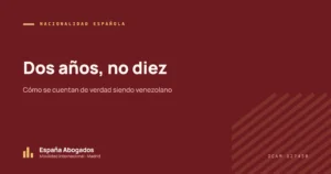 Dos años, no diez: Cómo se cuentan de verdad siendo venezolano