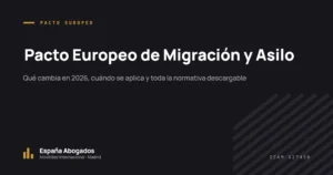 Pacto Europeo de Migración y Asilo: Qué cambia en 2026, cuándo se aplica y toda la normativa descargable