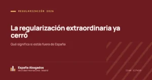 Plazo cerrado de la regularización extraordinaria de España y vías alternativas de residencia