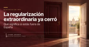 La regularización extraordinaria ya cerró — España Abogados