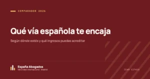 Comparación de las vías de residencia en España para venezolanos