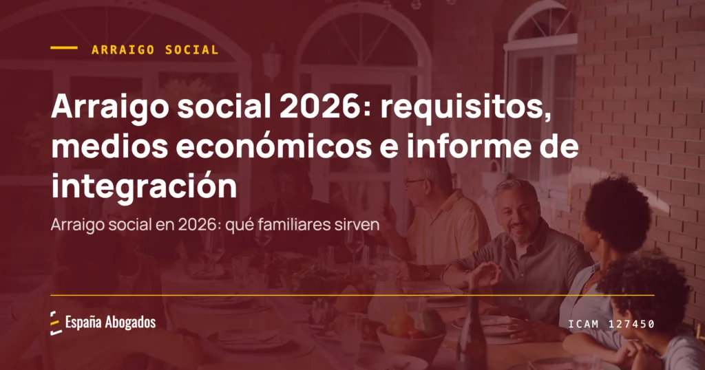 Portada de España Abogados: Arraigo social