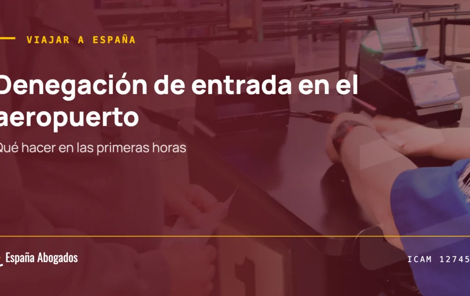 Control de pasaportes en un aeropuerto