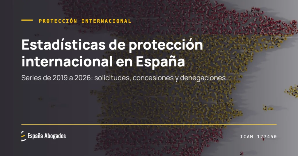 Estadísticas de protección internacional 2019-2026