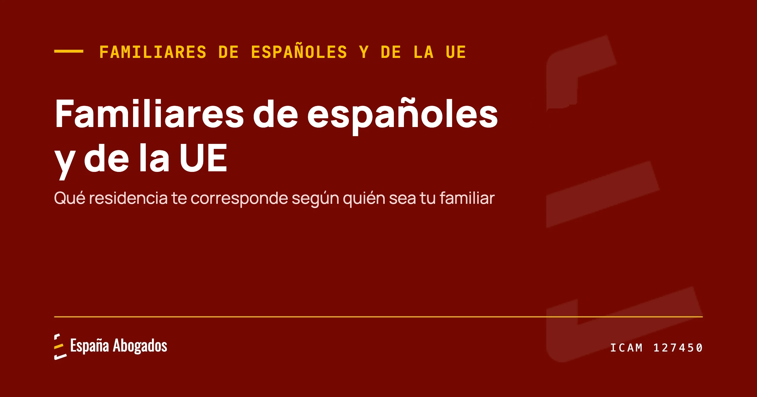 Familiares de españoles y de la UE: qué residencia te corresponde según quién sea tu familiar