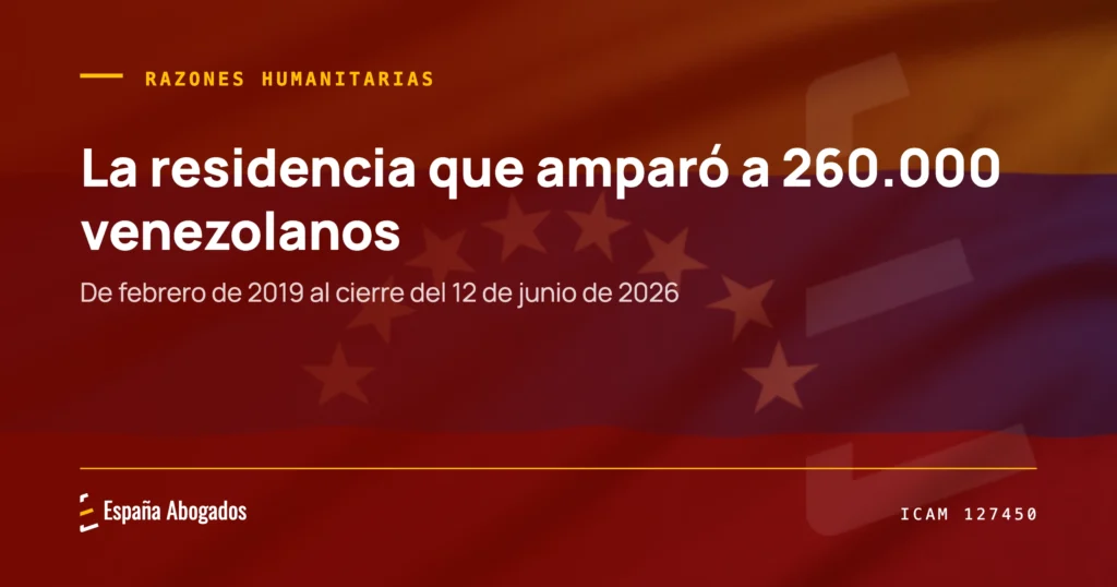 Portada: residencia por razones humanitarias, la residencia que amparó a 260.000 venezolanos entre 2019 y 2026