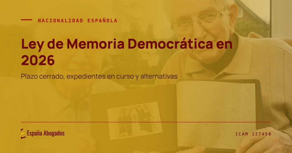 Portada de España Abogados: Ley de Memoria Democrática en 2026