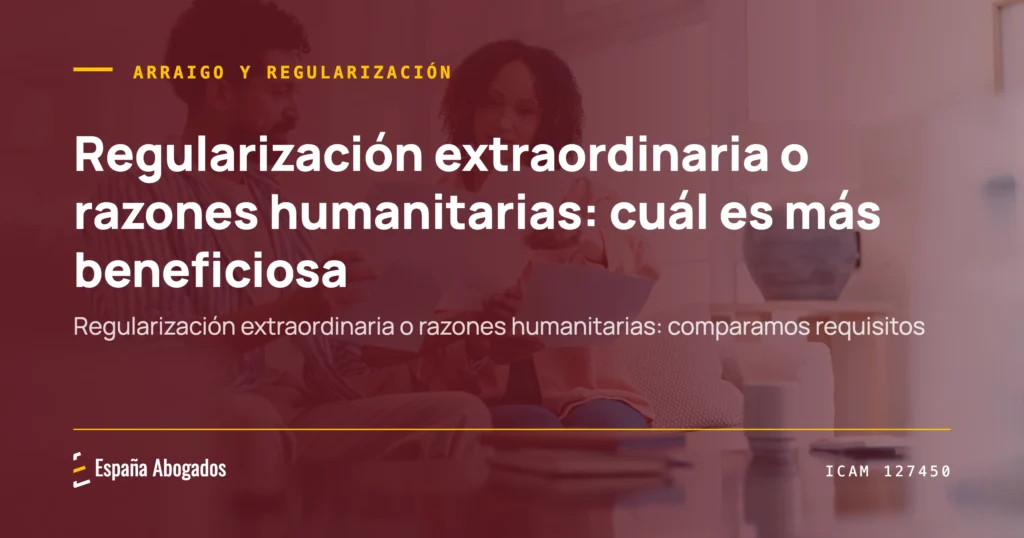Portada de España Abogados: Regularización extraordinaria o razones humanitarias