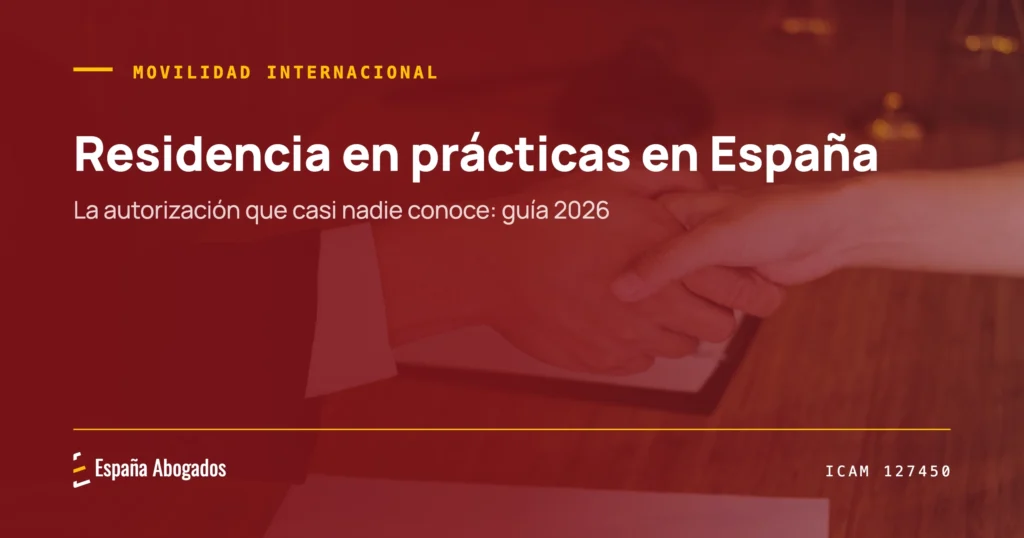 Portada de España Abogados: Residencia en prácticas en España