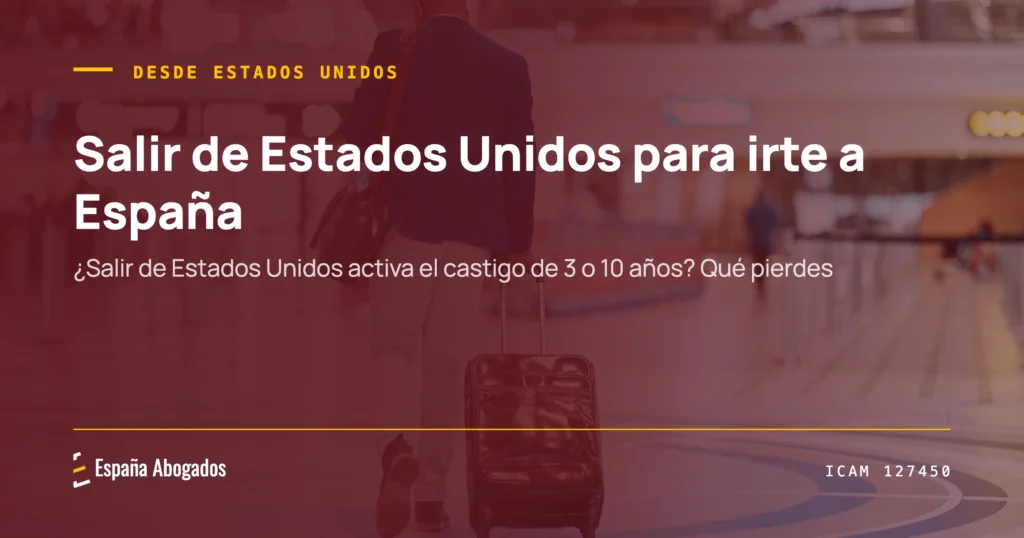 Portada de España Abogados: Salir de Estados Unidos para irte a España: qué pierdes, qué conservas y qué te bloquea el regreso